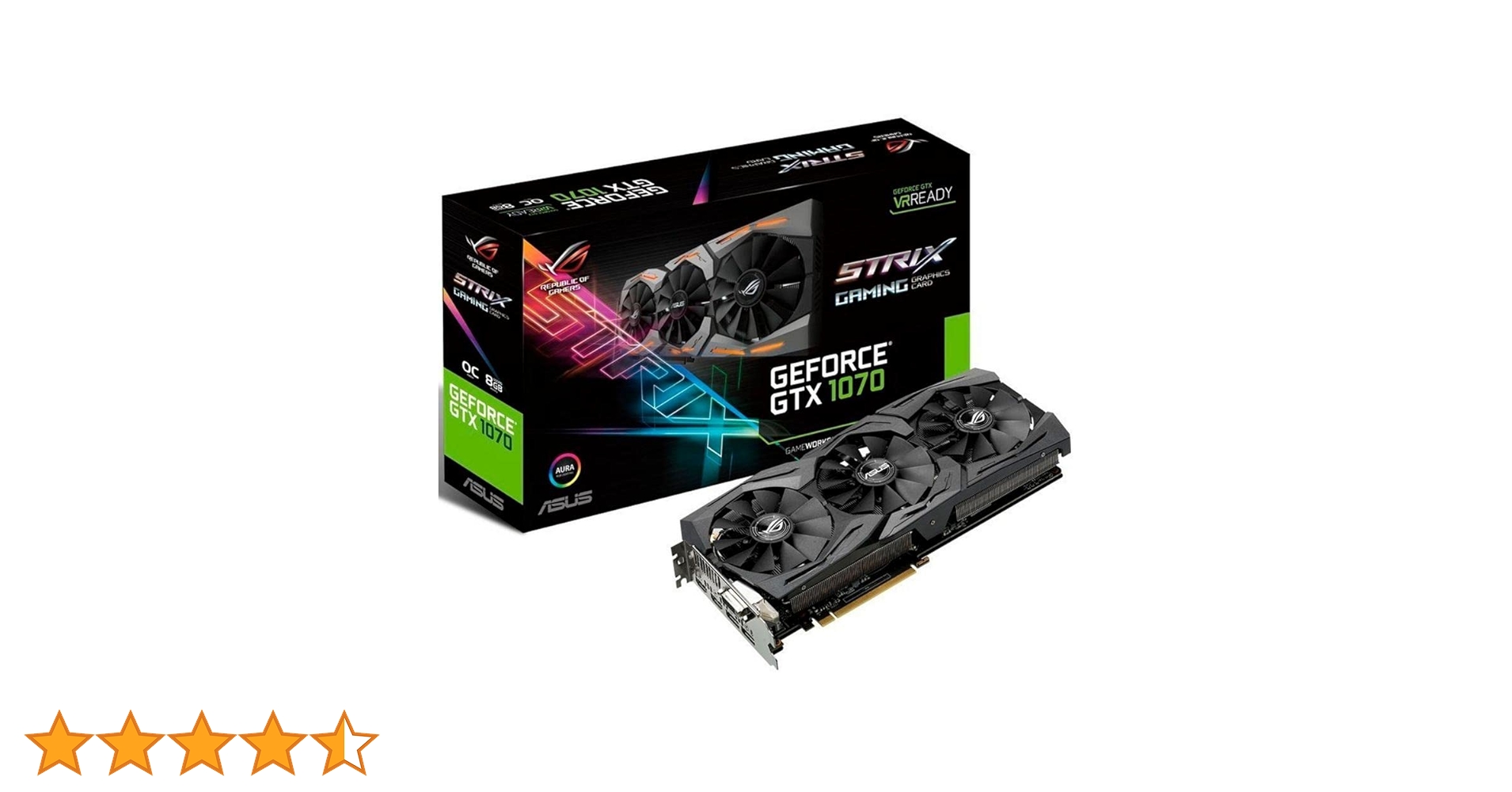 Amazon | ASUS R.O.G. STRIXシリーズ NVIDIA GeForce GTX1070搭載